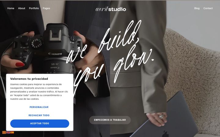 Screenshot of avrilbrandstudio.com
