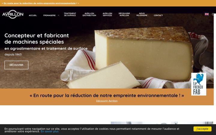 Zrzut ekranu avrillon.fr