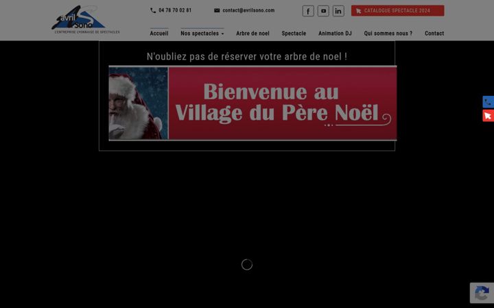 Screenshot of avrilsono.com