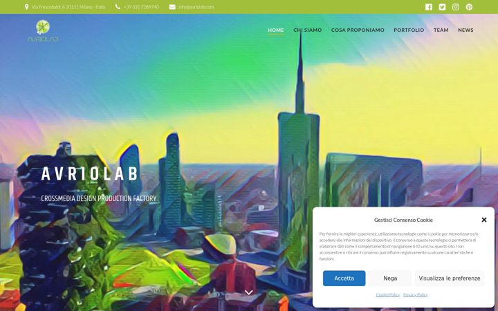 Screenshot of avriolab.com