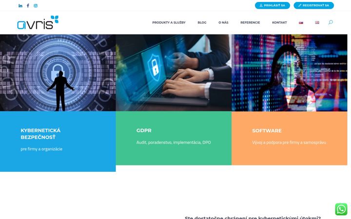 Screenshot of avris.sk