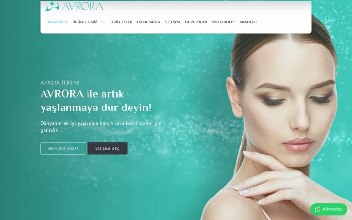 Screenshot of avroraturkey.com