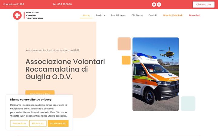 Screenshot of avrrocca.it