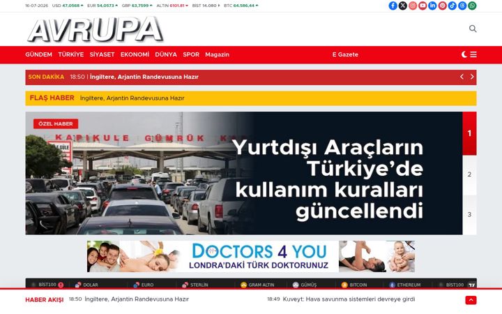 Skjermbilde av avrupagazete.co.uk