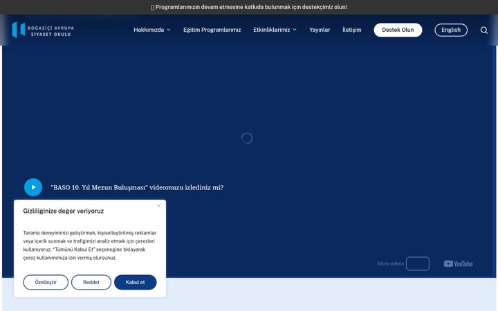 Screenshot of avrupasiyasetokulu.org