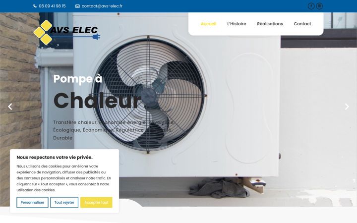 Screenshot ta' avs-elec.fr
