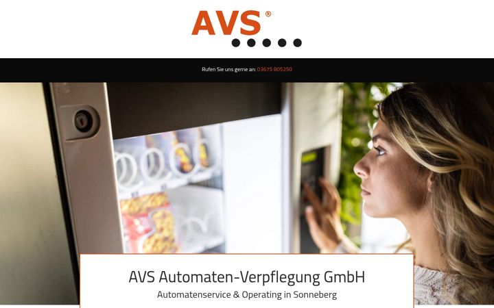 Screenshot of avs-gmbh-steiner-sonneberg.de