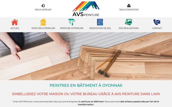 Screenshot of avs-peinture.fr