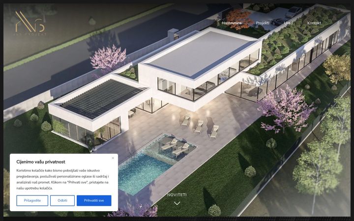 Screenshot of avs-projekt.hr