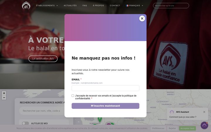 Screenshot ta' avs.fr