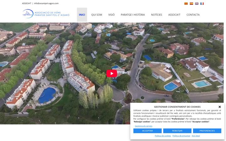 Screenshot of avsantpol-sagaro.com