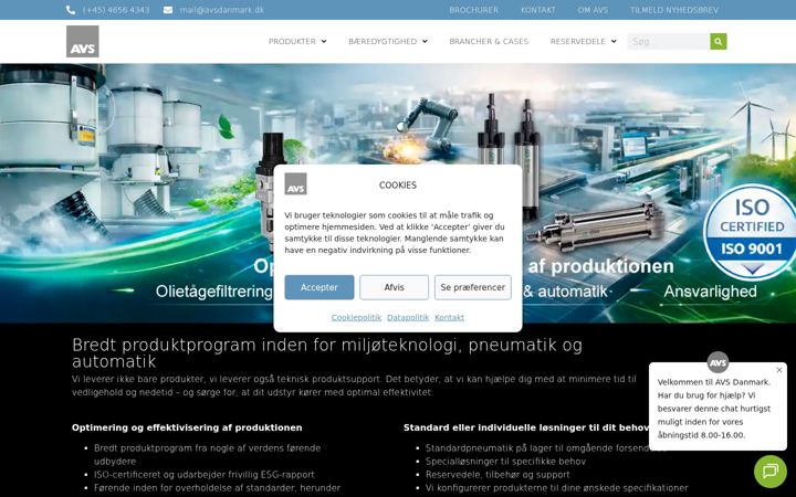 Screenshot of avsdanmark.dk
