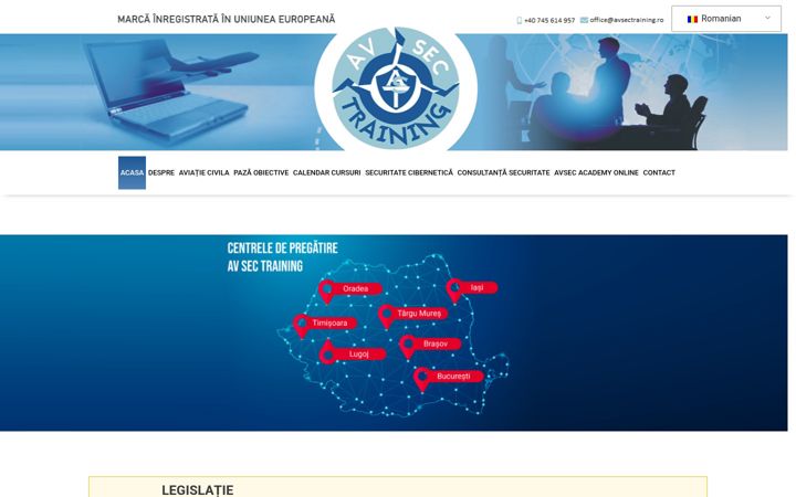 Képernyőkép: avsectraining.ro