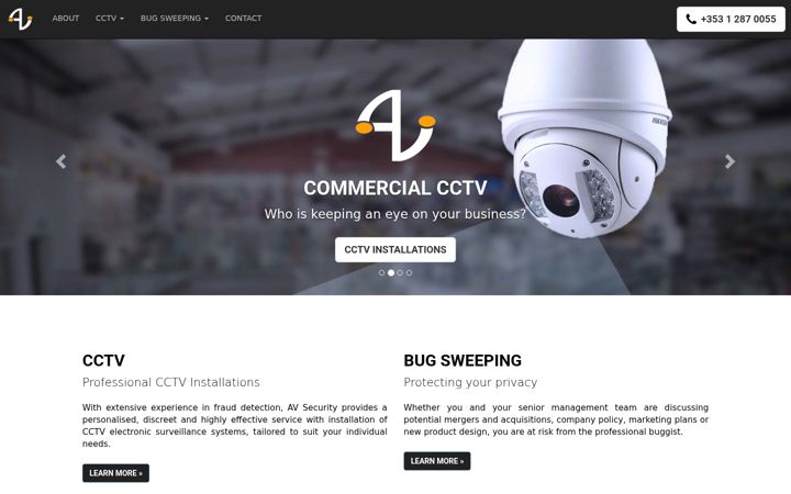Screenshot of avsecurity.com