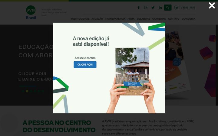 Екранна снимка на avsibrasil.org.br