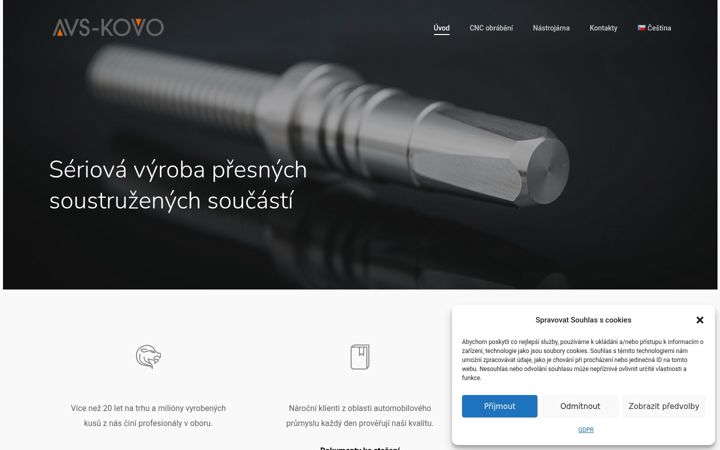 Screenshot ta' avskovo.cz