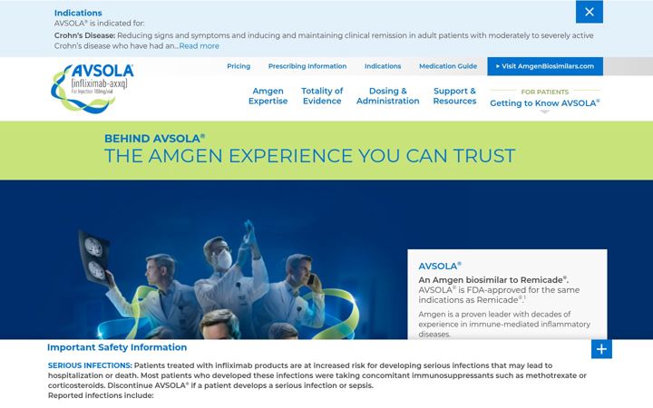 Screenshot of avsola.com