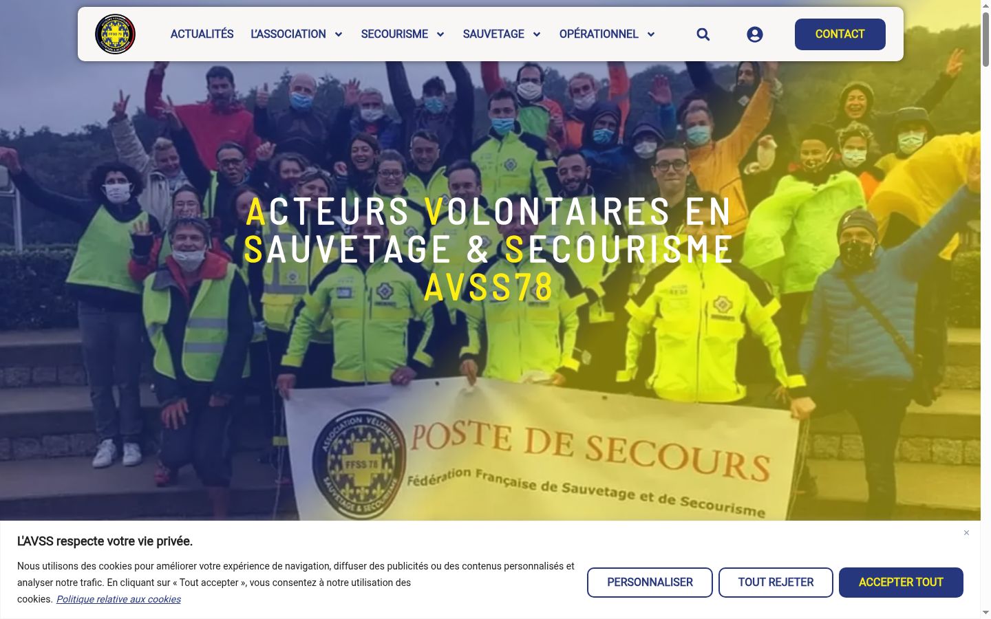 Screenshot tal-banner tal-kunsens muri qabel kwalunkwe interazzjoni