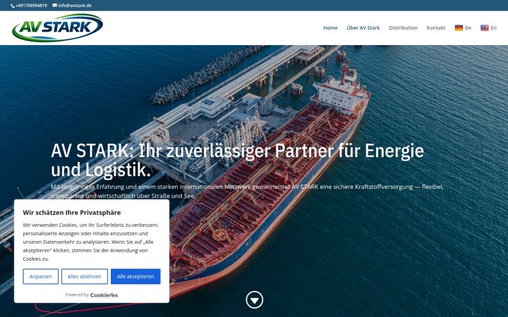 Screenshot of avstark.de