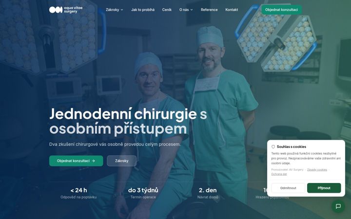 Screenshot of avsurgery.cz