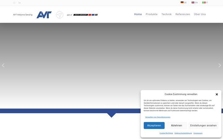 Skjermbilde av avt-as.eu