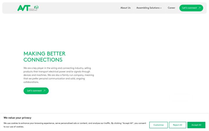 Screenshot of avt-connecting.com