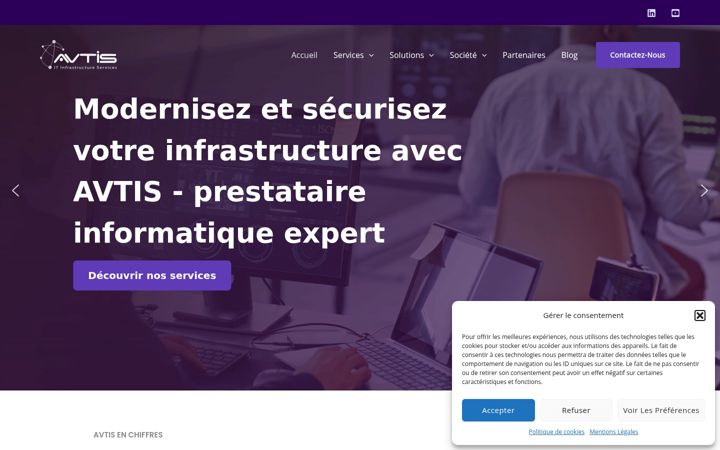 Screenshot of avtis.fr