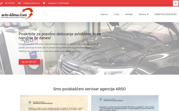 Screenshot of avto-klima.com