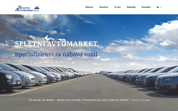 Snímek obrazovky avto-market.si