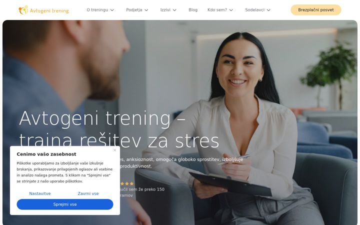 Screenshot di avtogeni-trening.si