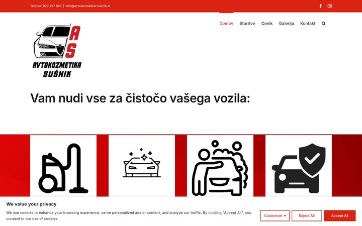 Screenshot ta' avtokozmetika-susnik.si
