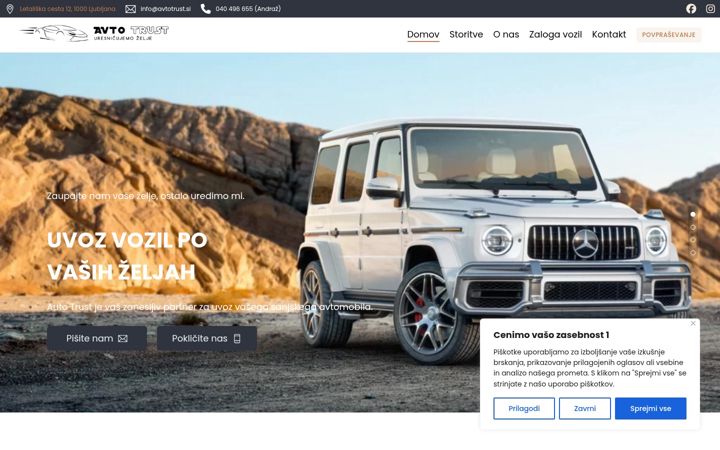 Screenshot of avtotrust.si