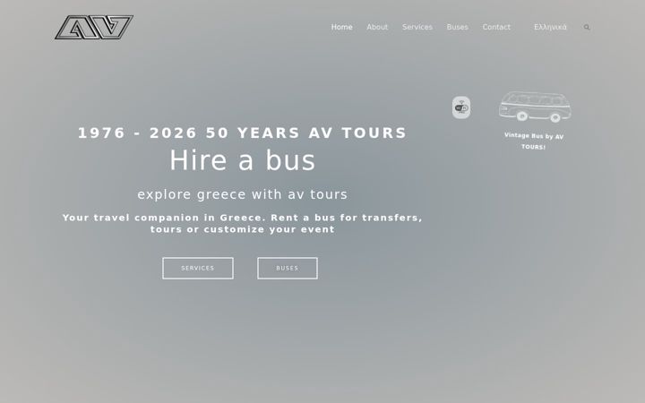 Zrzut ekranu avtours.gr