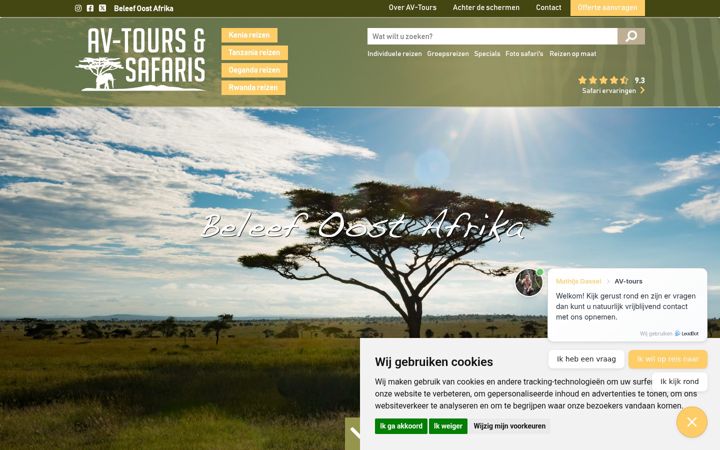 Képernyőkép: avtours.nl
