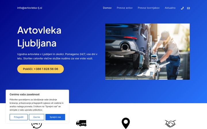 Screenshot of avtovleka-lj.si