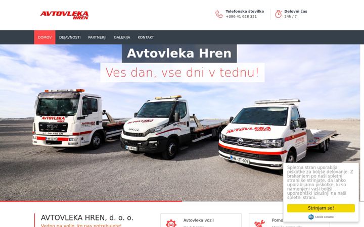 Screenshot of avtovlekahren.si