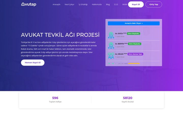 Screenshot of avutap.com.tr