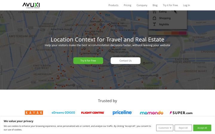 Screenshot of avuxi.com