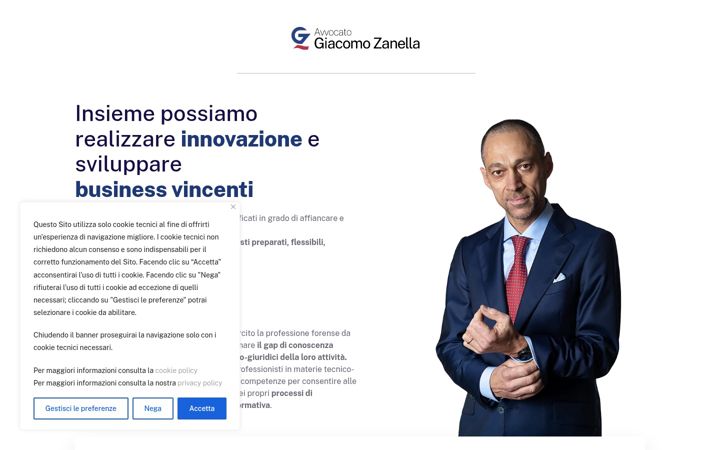 Screenshot of avv-zanella.it