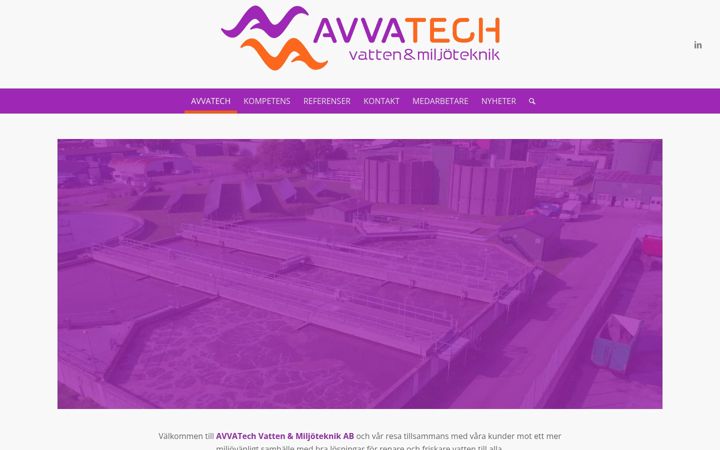 Screenshot of avvatech.se