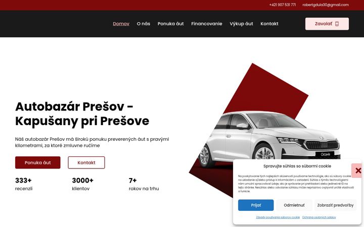 Screenshot di avvauto.sk