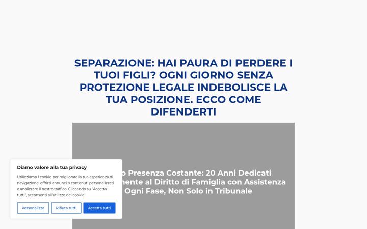 Screenshot of avvchiarazzo.it
