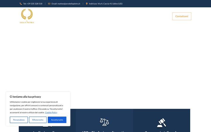 Screenshot of avvdellapietra.it
