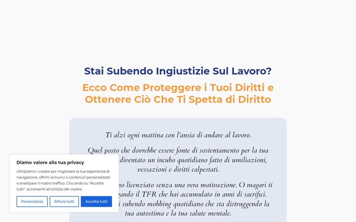 Screenshot of avvemanuelarecchioni.it