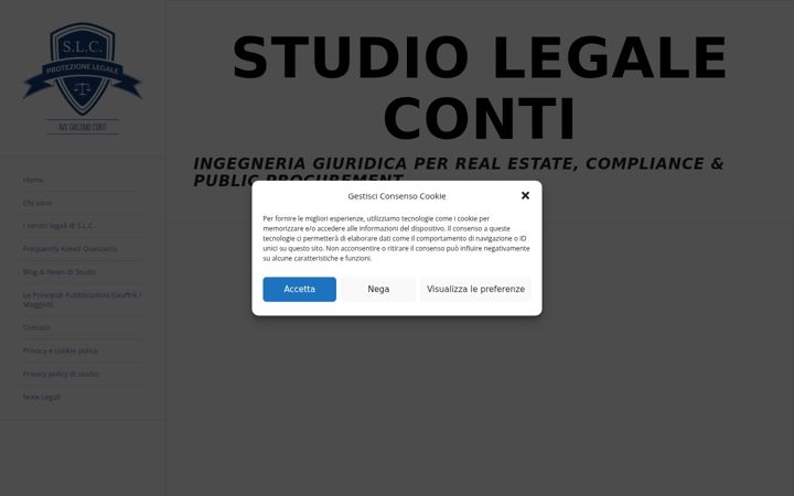 Screenshot of avvgiacomoconti.com