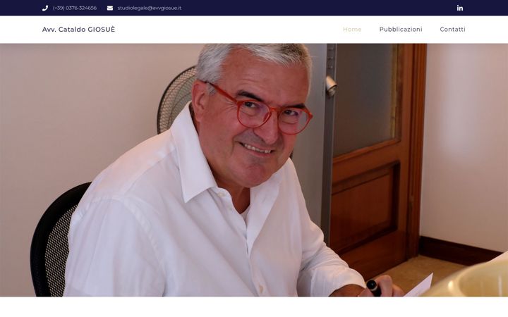 Screenshot of avvgiosue.it