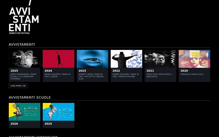 Screenshot of avvistamenti.it
