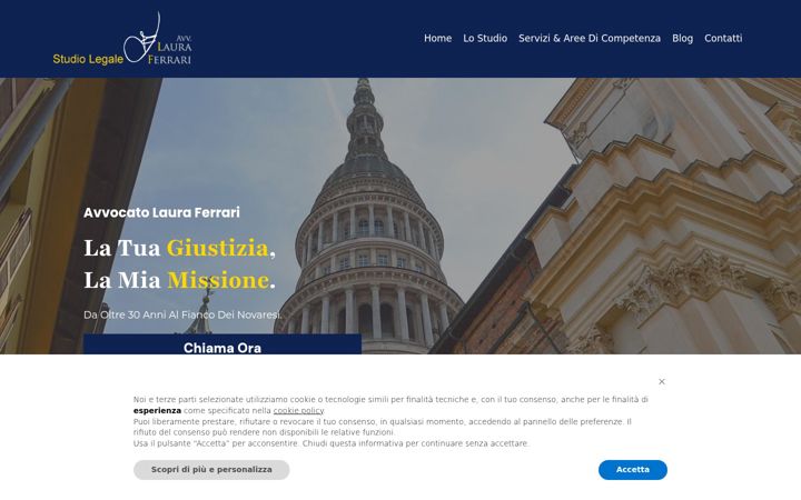 Screenshot of avvlauraferrari.it