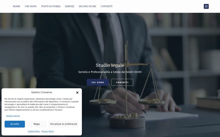 Screenshot of avvmarcopanone.it