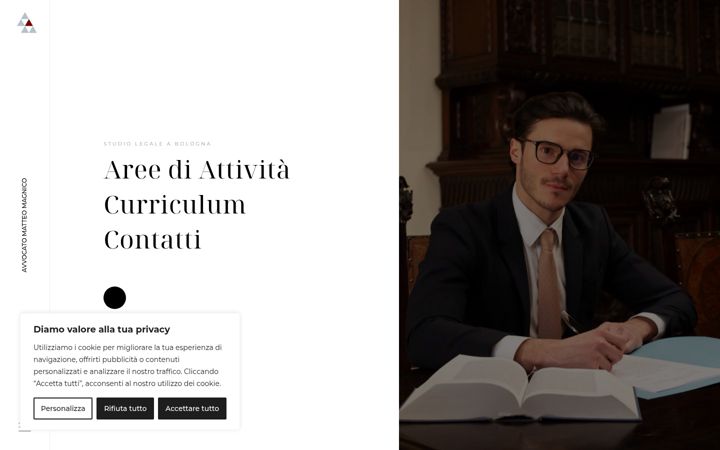 Screenshot of avvmatteomagnico.it